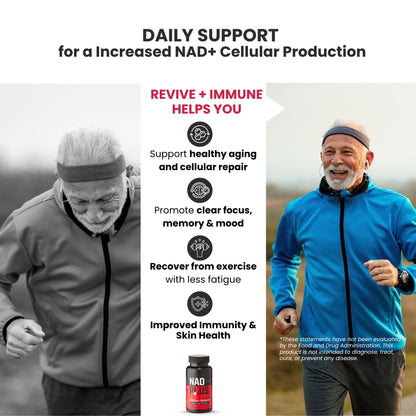 NAD Revive + Immune – Sustained NAD+ Release for Immunity & Vitality